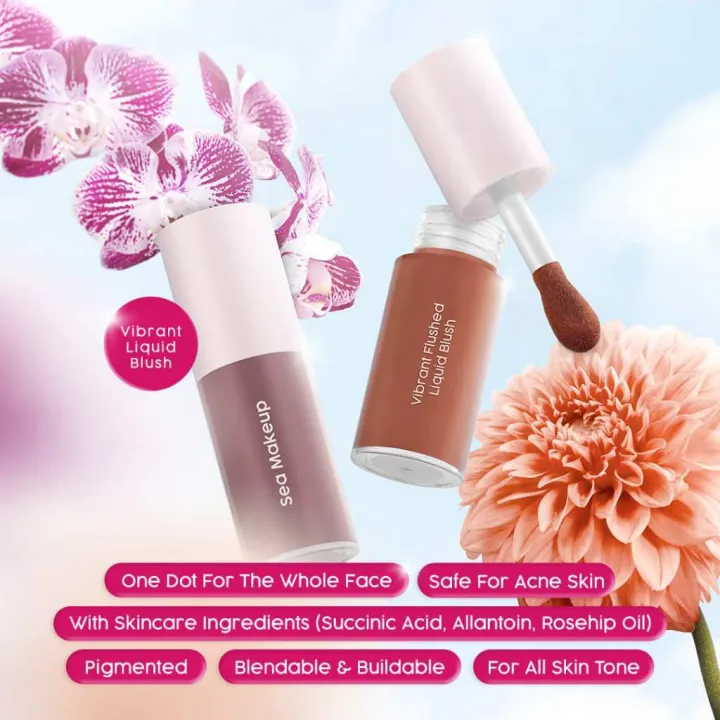 Sea Makeup Liquid Blush shade swatch