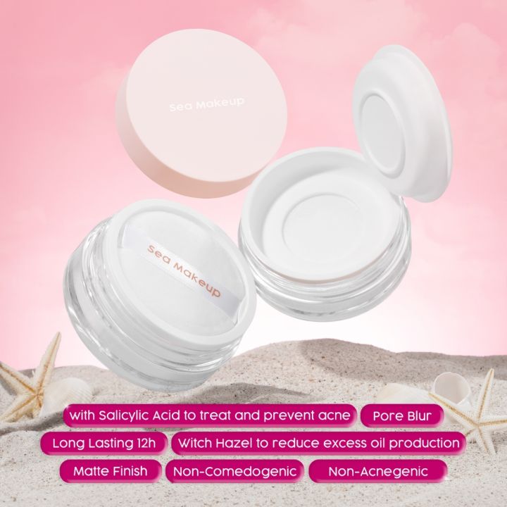 Sea Makeup Setting Powder texture